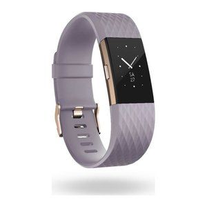 Fitbit Charge 2 Heart Rate Fitness Wristband Rose Gold Series - Women’s Small